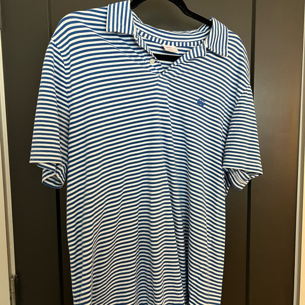 Brooks Brothers Blue and White Striped Shirt